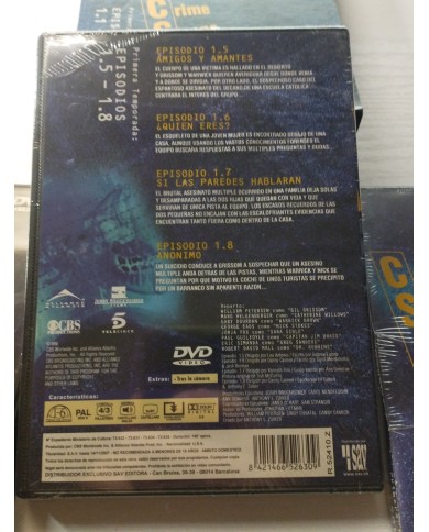 CSI Las Vegas Primera Temporada Episodios 1.1-1.12 - 3 x DVD Español Ingles Am