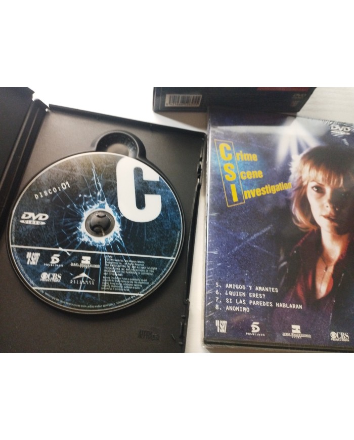 CSI Las Vegas Primera Temporada Episodios 1.1-1.12 - 3 x DVD Español Ingles Am