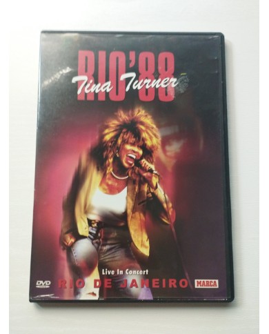 Tina Turner Rio 88 Live In Concert Rio de JAneiro 75 min - DVD Region All  All Regions DVD Tina Turner Rio 88 Live In Concert Rio de JAneiro 75 min - DVD Region All  All Regions DVD