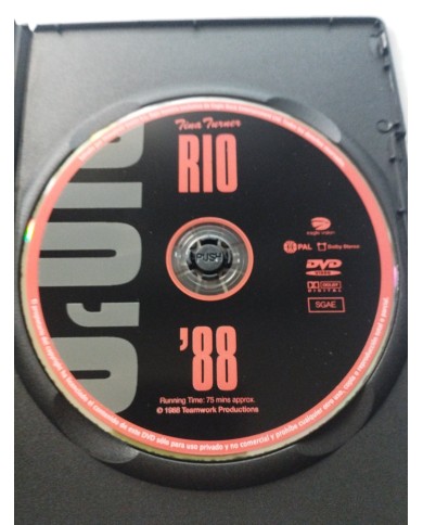 Tina Turner Rio 88 Live In Concert Rio de JAneiro 75 min - DVD Region All  All Regions DVD Tina Turner Rio 88 Live In Concert Rio de JAneiro 75 min - DVD Region All  All Regions DVD