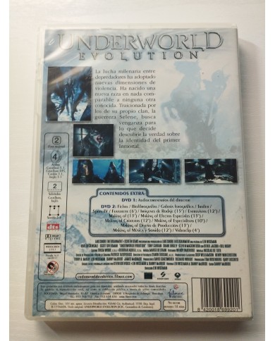 Underworld Evolution Ed Especial Beckinsale - 2 x DVD Español Ingles Reg 2 Am Underworld Evolution Ed Especial Beckinsale - 2 x DVD Español Ingles Reg 2 Am