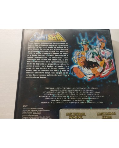 Saint Seiya Los Caballeros del Zodiaco Vol I Episodios 1-8 - - 2 x DVD - 3T