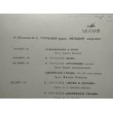 Prokofiev Turgenev Con Motivo 150 Aniversario Melodia LP Vinilo 12" VG/VG
