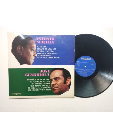 Antonio Machin y Jose Guardiola 1971 Vergara 85431N - LP 12" Vinilo VG/VG Antonio Machin y Jose Guardiola 1971 Vergara 85431N - LP 12" Vinilo VG/VG