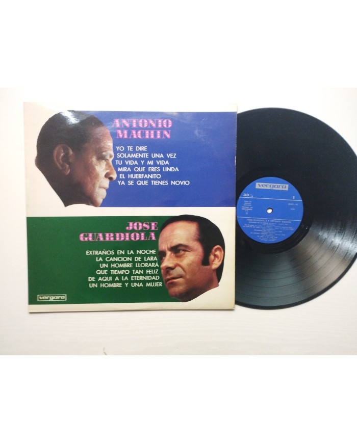 Antonio Machin y Jose Guardiola 1971 Vergara 85431N - LP 12" Vinilo VG/VG