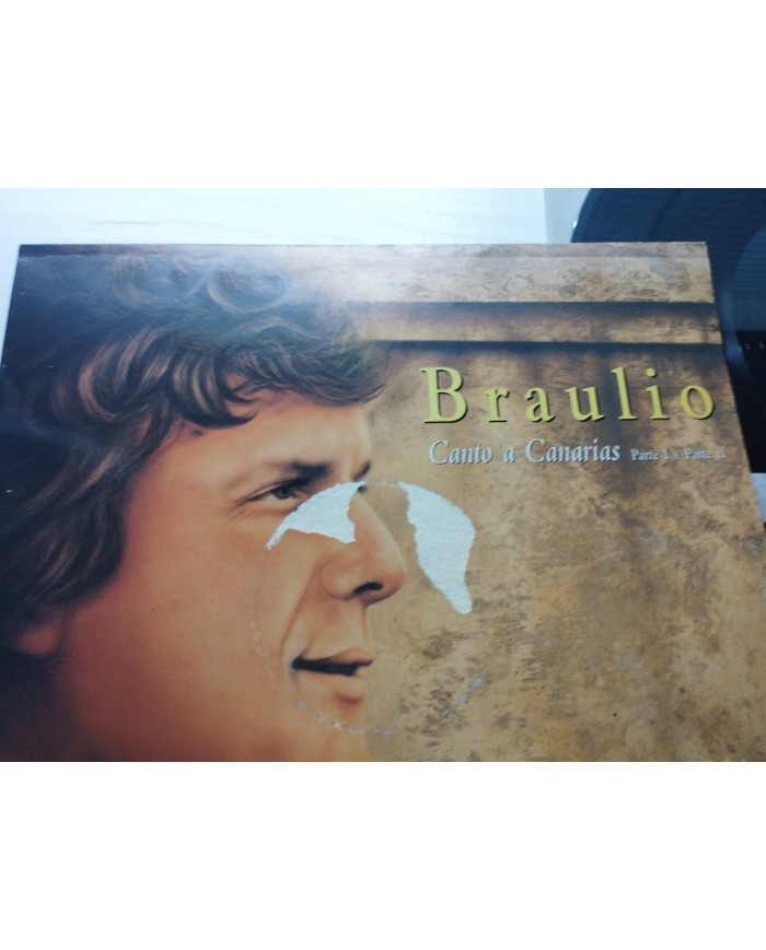 Braulio Canto A Canarias Parte I y II 1995 Manzana - 2 x LP 12" Vinilo G+/VG