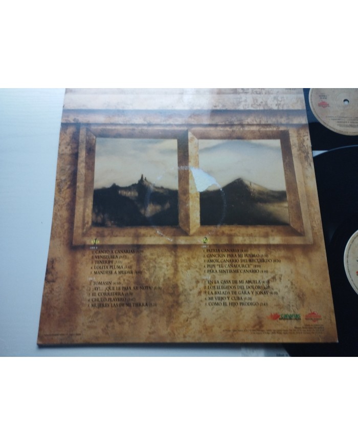 Braulio Canto A Canarias Parte I y II 1995 Manzana - 2 x LP 12" Vinilo G+/VG