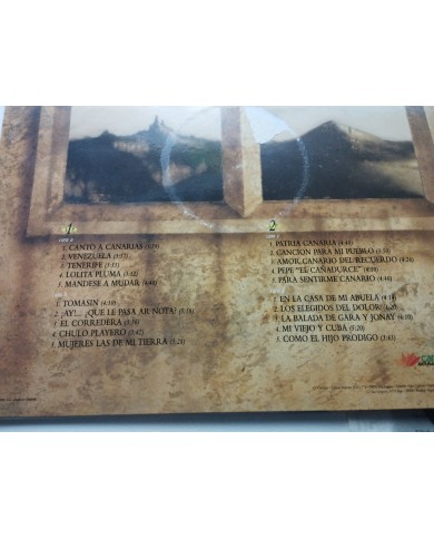 Braulio Canto A Canarias Parte I y II 1995 Manzana - 2 x LP 12" Vinilo G+/VG Braulio Canto A Canarias Parte I y II 1995 Manzana - 2 x LP 12" Vinilo G+/VG