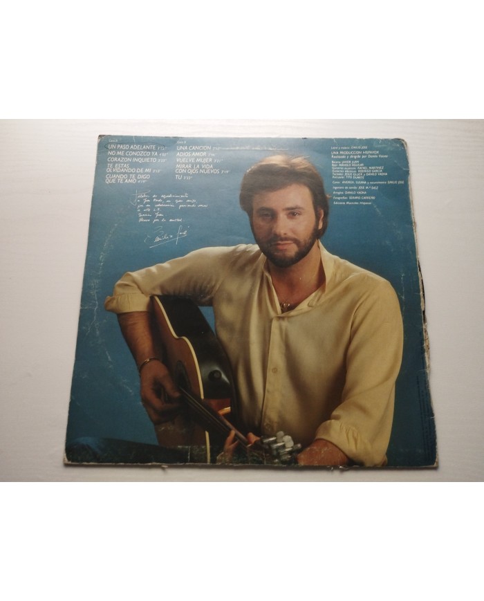 Emilio Jose Un Paso Adelante 1983 Hispavox 160019 - LP 12" Vinilo G+/VG