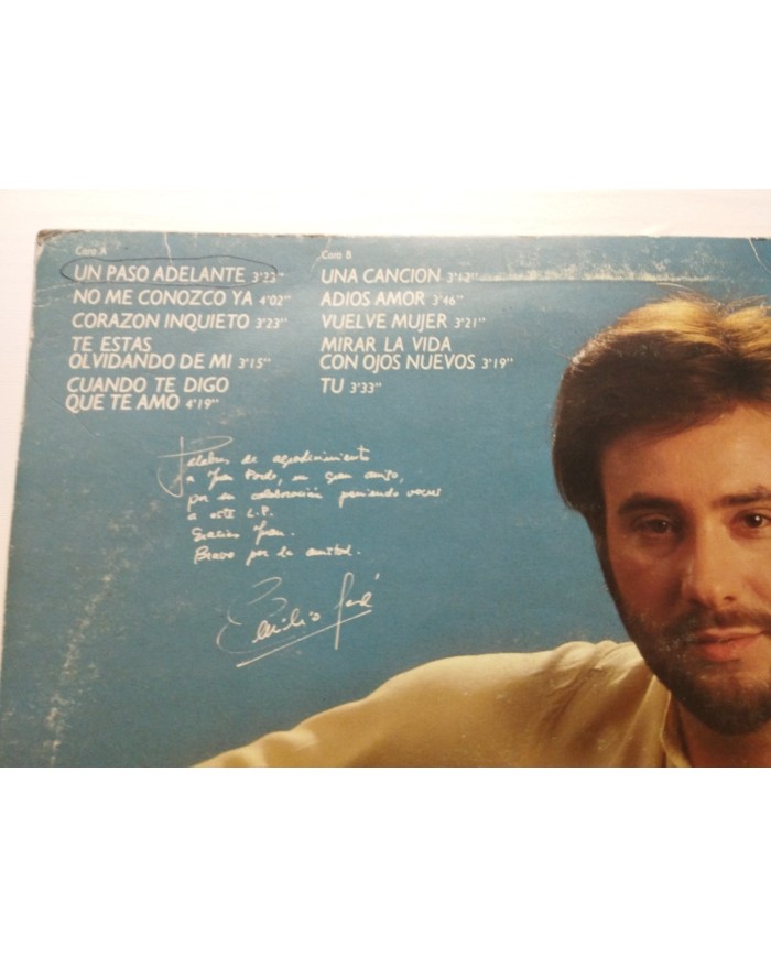 Emilio Jose Un Paso Adelante 1983 Hispavox 160019 - LP 12" Vinilo G+/VG