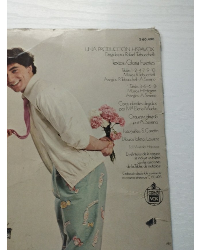 ENRIQUE Y ANA MULTIPLICA CON GLORIA FUERTES 1980 - LP Vinilo 12" G+/G+