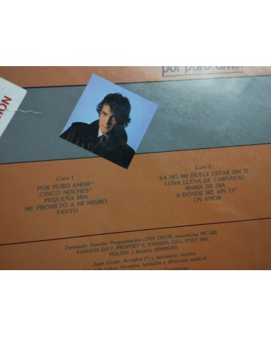 Francisco Por Puro Amor 825103-1 Polydor 1984 - LP Vinilo 12" G+/VG Francisco Por Puro Amor 825103-1 Polydor 1984 - LP Vinilo 12" G+/VG