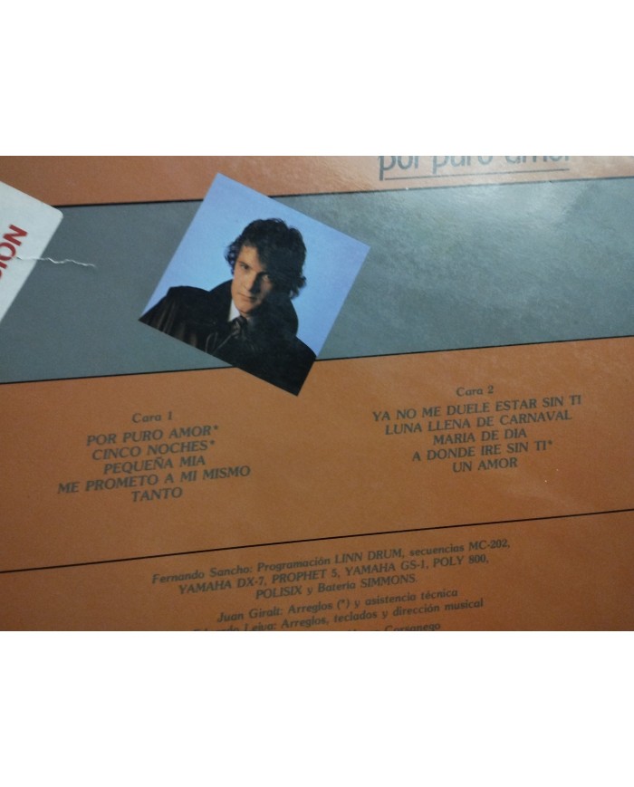 Francisco Por Puro Amor 825103-1 Polydor 1984 - LP Vinilo 12" G+/VG