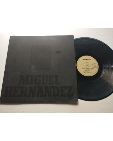 Joan Manuel Serrat Miguel HErnandez Novola NLX1034 1972 - LP Vinilo 12" G+/VG Joan Manuel Serrat Miguel HErnandez Novola NLX1034 1972 - LP Vinilo 12" G+/VG