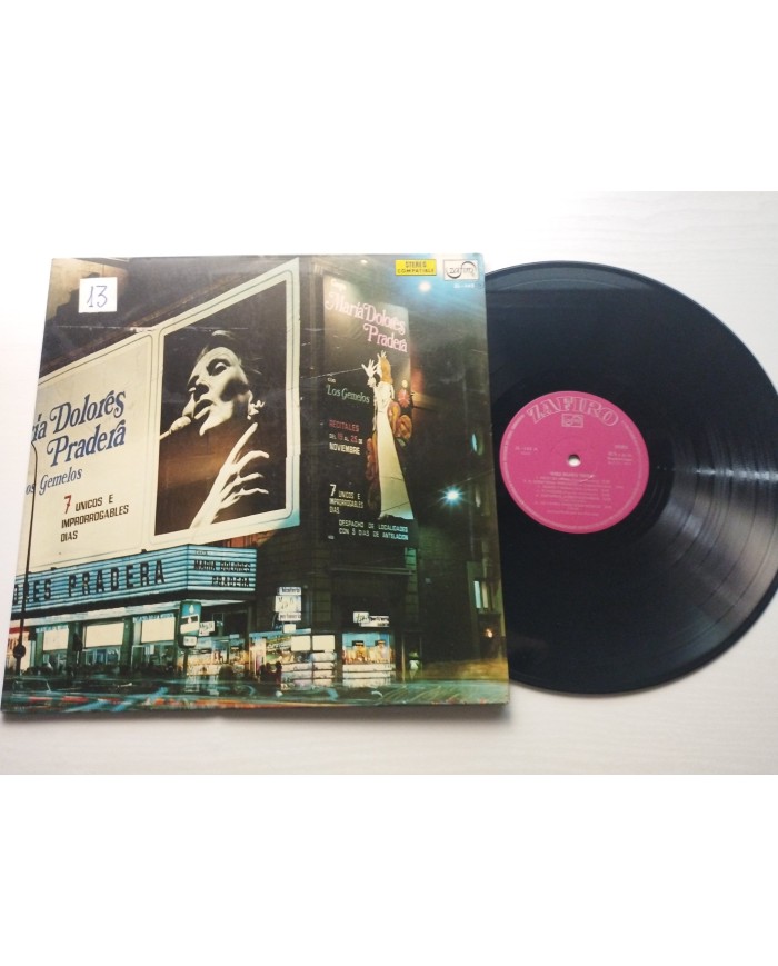 Maria Dolores Pradera Los Gemelos Zafiro 1974 ZL145 - LP Vinilo 12" VG/VG