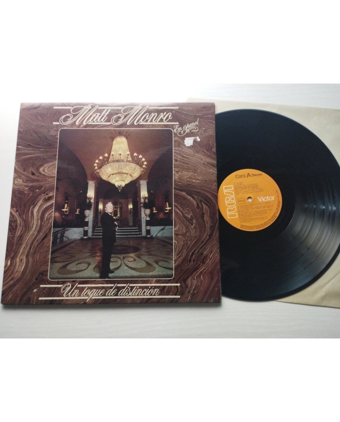 Matt Monro Un Toque de Distincion En Español RCA PL35396 - LP Vinilo 12" VG/VG