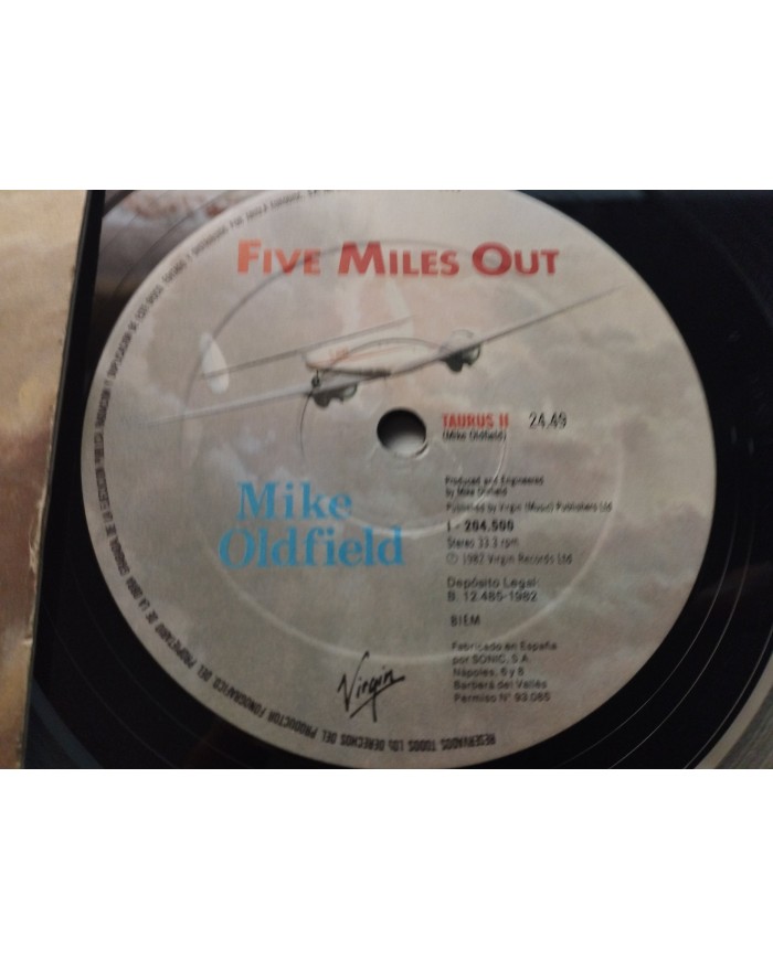 Mike Oldfield Five Miles Out Virgin I-204500 Spain Press LP Vinilo 12" VG/VG