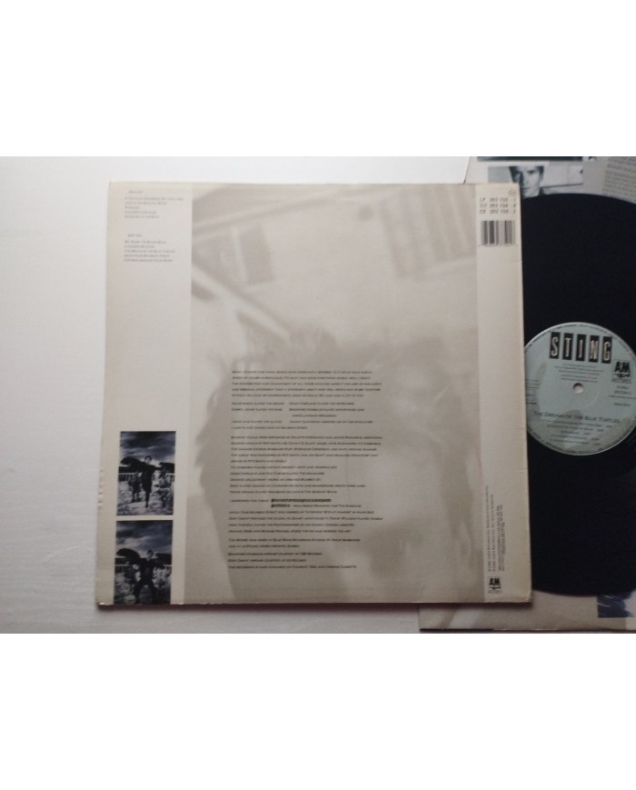Sting The Dream Of The Blue Turtles AM 393750 Spain Press LP Vinilo 12" VG/VG