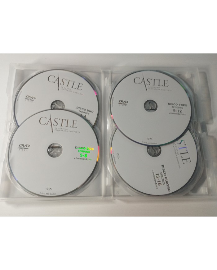 Castle Septima Temporada Completa - DVD Region 2 Espa?ol Ingles 3T