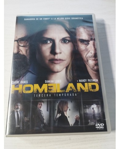 Homeland Tercera Temporada 3 Completa - 4 x DVD Español Ingles 3T