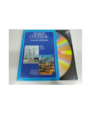 Jacques Cousteau Mas Alla de las Antipodas - LASERDISC LD 2T Jacques Cousteau Mas Alla de las Antipodas - LASERDISC LD 2T