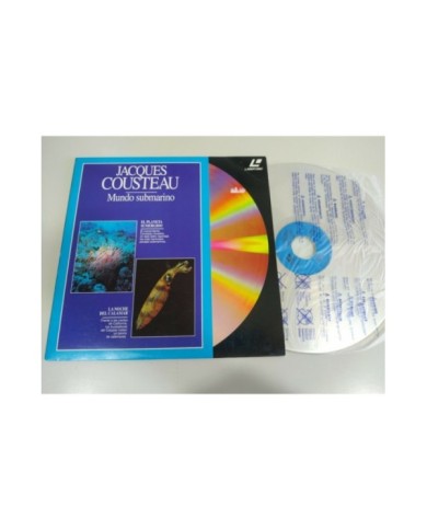 Jacques Cousteau El Planeta Sumergido Noche del Calamar - LASERDISC LD - 2T Jacques Cousteau El Planeta Sumergido Noche del Calamar - LASERDISC LD - 2T