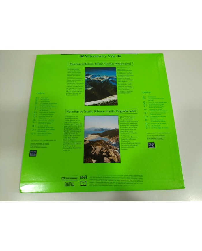 Maravillas Naturaleza de Espa?a Bellezas Naturales - LASERDISC LD - 2T Maravillas Naturaleza de Espa?a Bellezas Naturales - LASERDISC LD - 2T