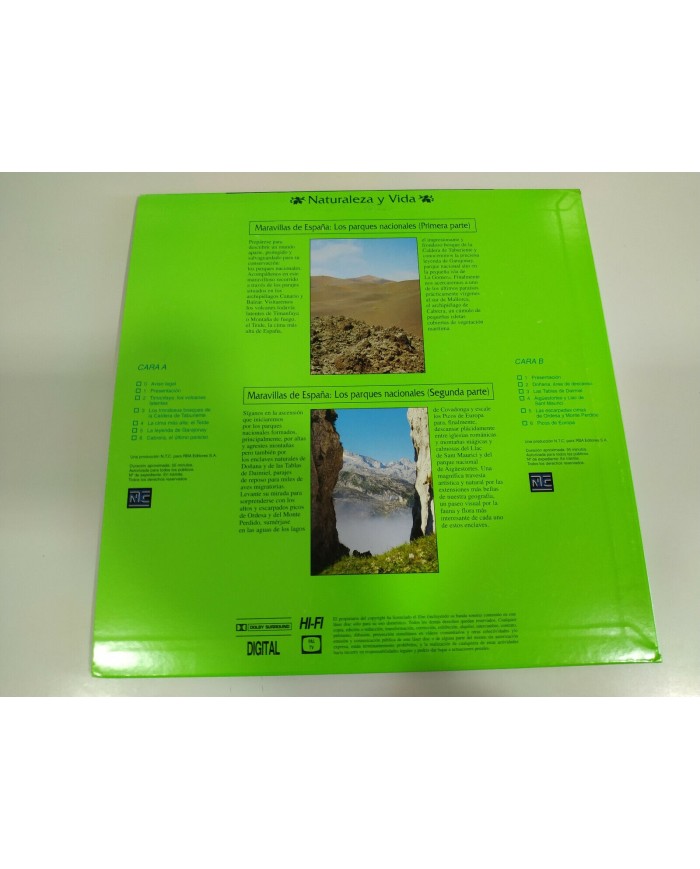 Maravillas Naturaleza de Espa?a Parques Nacionales I - LASERDISC LD - 2T Maravillas Naturaleza de Espa?a Parques Nacionales I - LASERDISC LD - 2T