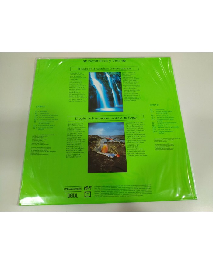 Maravillas Naturaleza El Poder Grandes Cataratas - LASERDISC LD - 2T Maravillas Naturaleza El Poder Grandes Cataratas - LASERDISC LD - 2T