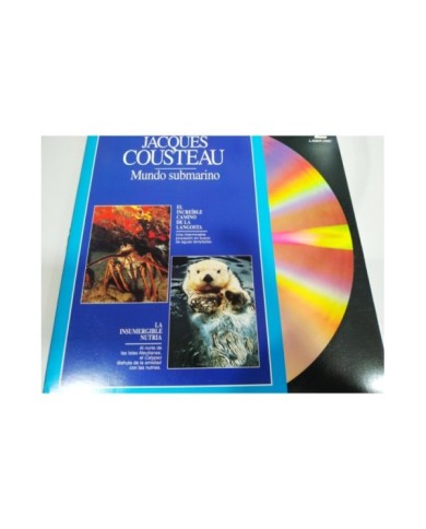 Jacques Cousteau Tragedia Salmon Rojo Pajaros Marinos Isabela LASERDISC LD - 2T Jacques Cousteau Tragedia Salmon Rojo Pajaros Marinos Isabela LASERDISC LD - 2T