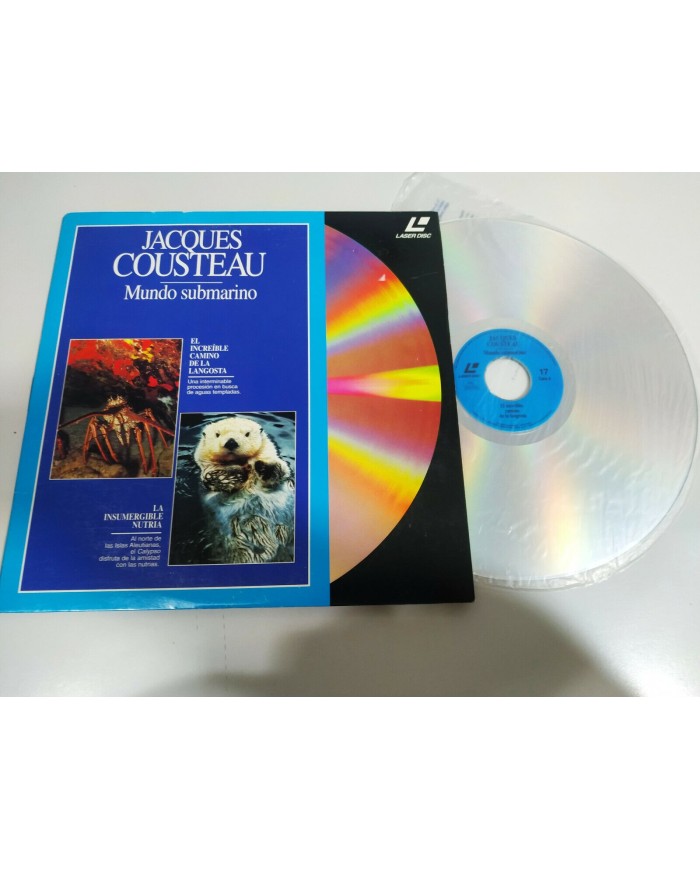Jacques Cousteau Increible Camino Langosta Insumergible Nutria LASERDISC LD - 2T