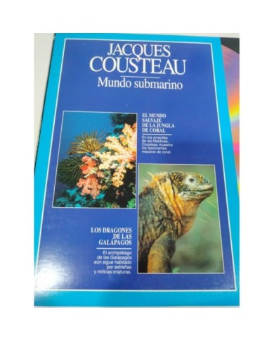 Jacques Cousteau Dragones Galapagos Jungla de Coral - LASERDISC LD - 2T Jacques Cousteau Dragones Galapagos Jungla de Coral - LASERDISC LD - 2T