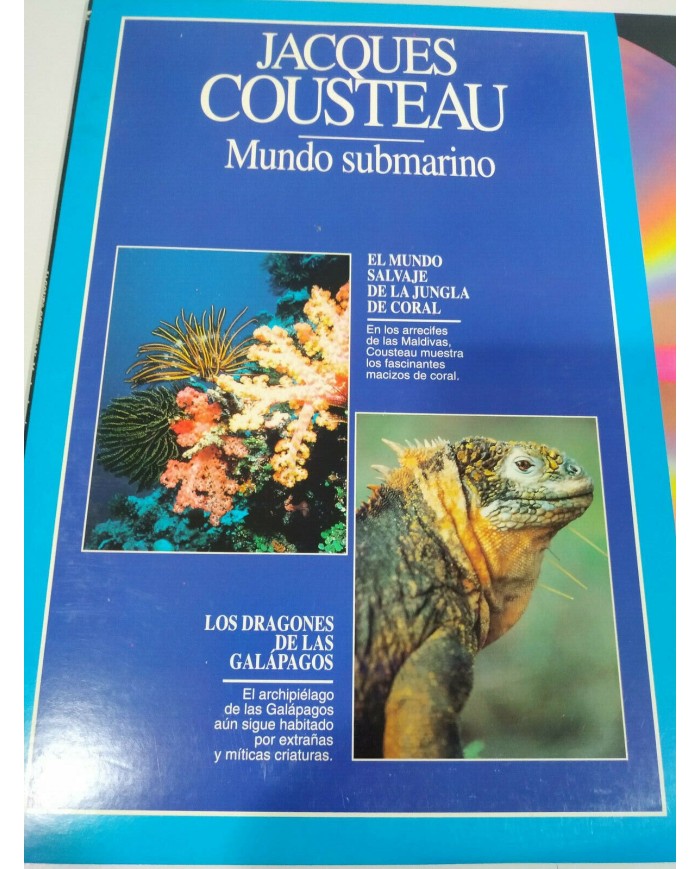 Jacques Cousteau Dragones Galapagos Jungla de Coral - LASERDISC LD - 2T