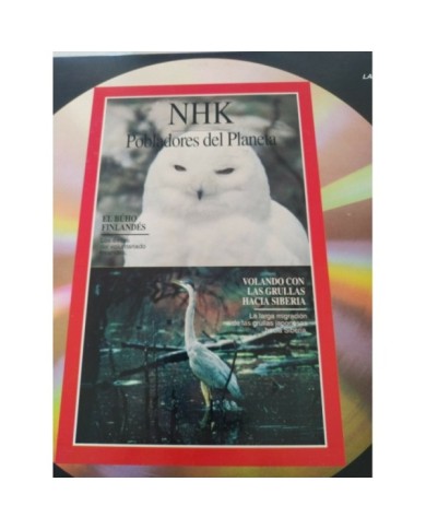 NHK Pobladores del Planeta Buho Finlandes Grulla Rinoceronte - LASERDISC LD - 2T NHK Pobladores del Planeta Buho Finlandes Grulla Rinoceronte - LASERDISC LD - 2T