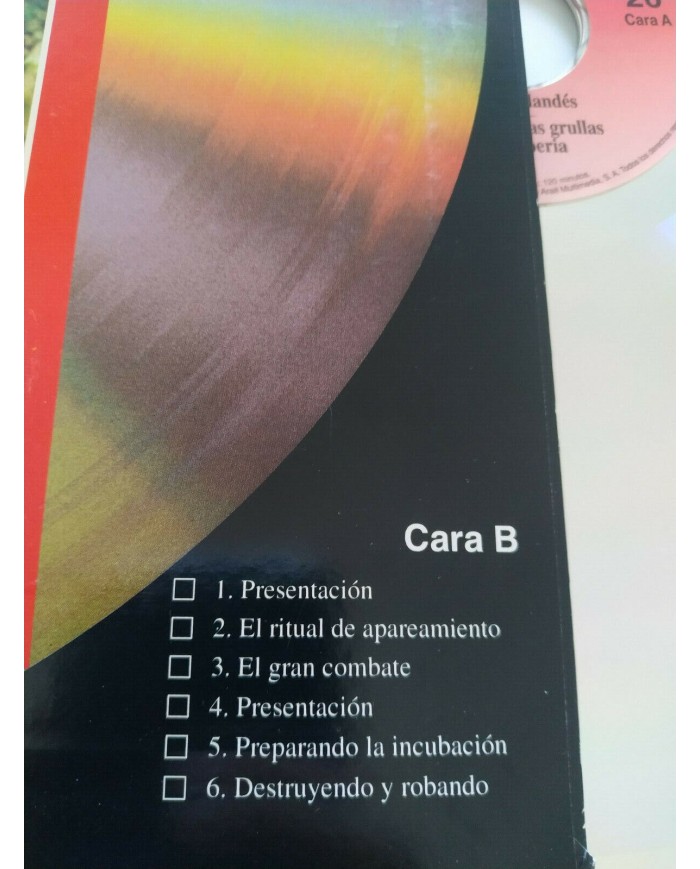 NHK Pobladores del Planeta Buho Finlandes Grulla Rinoceronte - LASERDISC LD - 2T NHK Pobladores del Planeta Buho Finlandes Grulla Rinoceronte - LASERDISC LD - 2T