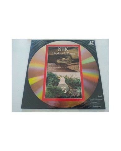 NHK Pobladores del Planeta Dragon Komodo Gaviota Lemures Mono LASERDISC Nuevo 2T NHK Pobladores del Planeta Dragon Komodo Gaviota Lemures Mono LASERDISC Nuevo 2T