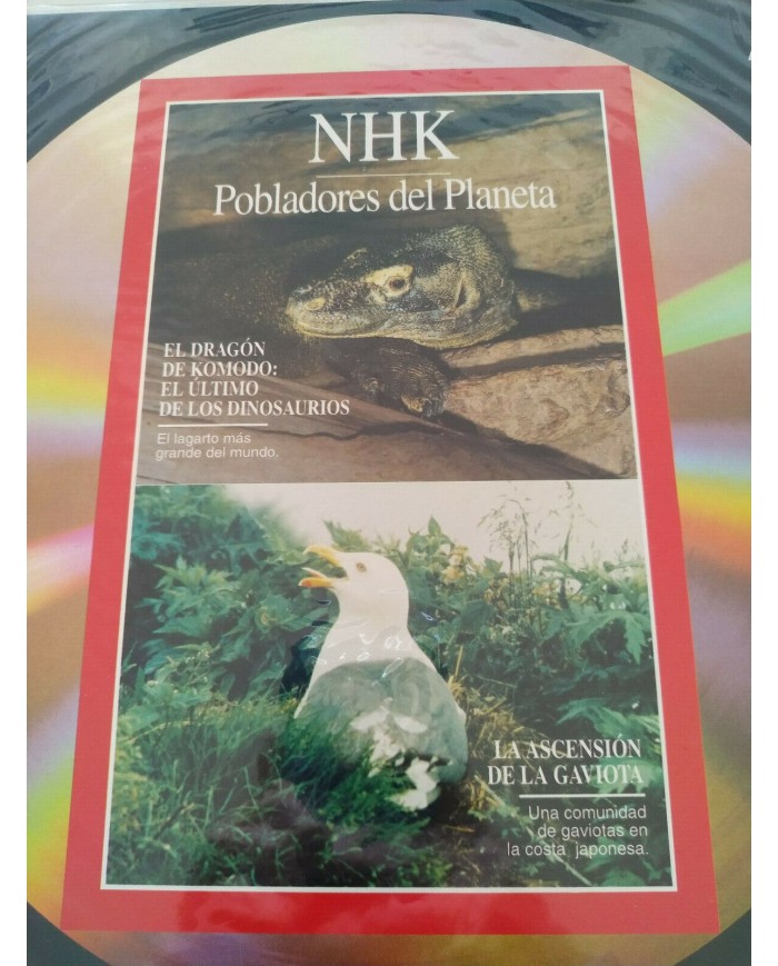 NHK Pobladores del Planeta Dragon Komodo Gaviota Lemures Mono LASERDISC Nuevo 2T NHK Pobladores del Planeta Dragon Komodo Gaviota Lemures Mono LASERDISC Nuevo 2T