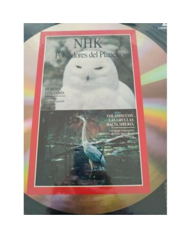 NHK Pobladores del Planeta Buho Pajaros Grulla Rinoceronte - LASERDISC LD - 2T NHK Pobladores del Planeta Buho Pajaros Grulla Rinoceronte - LASERDISC LD - 2T