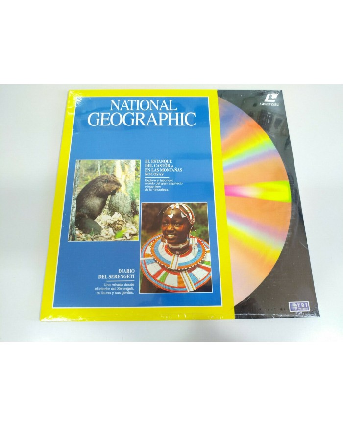 National Geographic Diario del Serengeti Estanque Castor LASERDISC LD Nuevo 2T