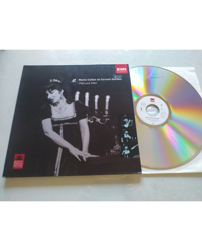 Maria Callas At Covent Garden EMI 1962 and 1964 - LASERDISC LD - 2T