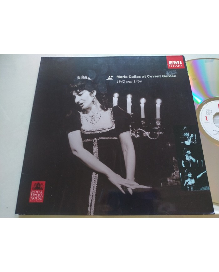 Maria Callas At Covent Garden EMI 1962 and 1964 - LASERDISC LD - 2T