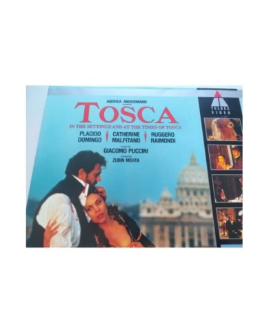 Tosca Puccini Placido Domingo Malfitano Zubin Mehta 1993 - LASERDISC LD - 2T Tosca Puccini Placido Domingo Malfitano Zubin Mehta 1993 - LASERDISC LD - 2T