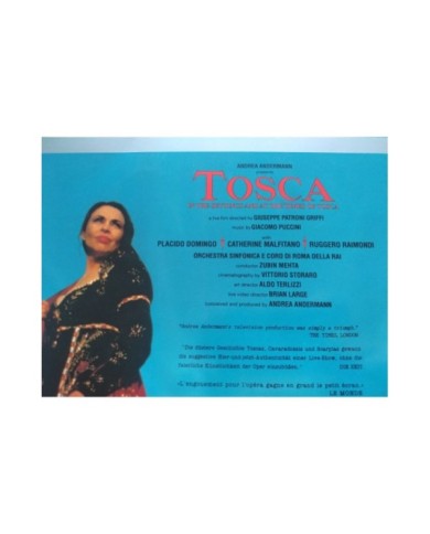 Tosca Puccini Placido Domingo Malfitano Zubin Mehta 1993 - LASERDISC LD - 2T Tosca Puccini Placido Domingo Malfitano Zubin Mehta 1993 - LASERDISC LD - 2T