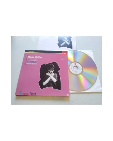 Maria Callas Debuts a Paris 1958 Puccini Tosca Verdi 1991 - LASERDISC LD - 2T Maria Callas Debuts a Paris 1958 Puccini Tosca Verdi 1991 - LASERDISC LD - 2T