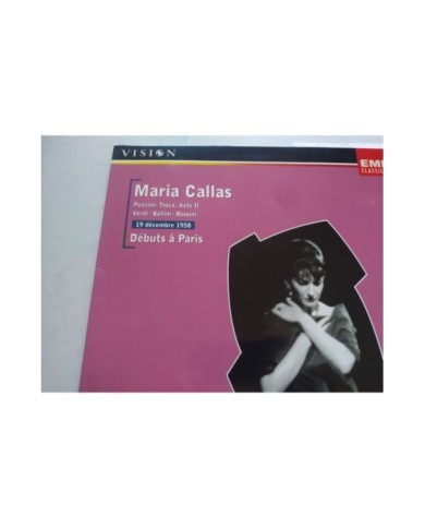 Maria Callas Debuts a Paris 1958 Puccini Tosca Verdi 1991 - LASERDISC LD - 2T Maria Callas Debuts a Paris 1958 Puccini Tosca Verdi 1991 - LASERDISC LD - 2T