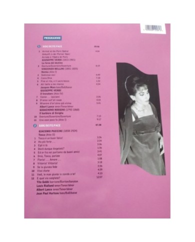 Maria Callas Debuts a Paris 1958 Puccini Tosca Verdi 1991 - LASERDISC LD - 2T Maria Callas Debuts a Paris 1958 Puccini Tosca Verdi 1991 - LASERDISC LD - 2T