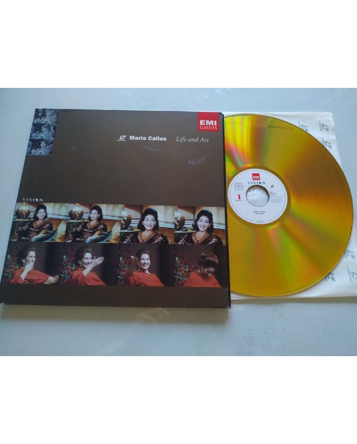 Maria Callas Life And Art EMI 1991 pmi - LASERDISC LD - 2T