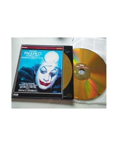 Leoncavallo Pagliacci Domingo Stratas Pons Pretre Zeffirelli - LASERDISC LD - 2T Leoncavallo Pagliacci Domingo Stratas Pons Pretre Zeffirelli - LASERDISC LD - 2T