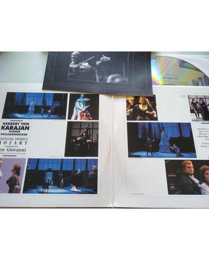 Mozart Don Giovanni Karajan Sony 1991 Ramey Tomowa Sintow - 2 x LASERDISC LD Am