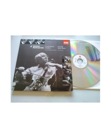 Mstislav Rostropovich Dvorak Saint Saens Carlo Maria Giulini - LASERDISC LD Mstislav Rostropovich Dvorak Saint Saens Carlo Maria Giulini - LASERDISC LD